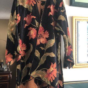Bold Floral Tapestry Jacket